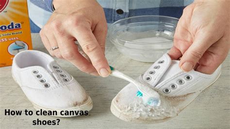 white canvas sneaker cleaner